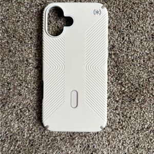 Speck White Phone Case iPhone 16 plus
